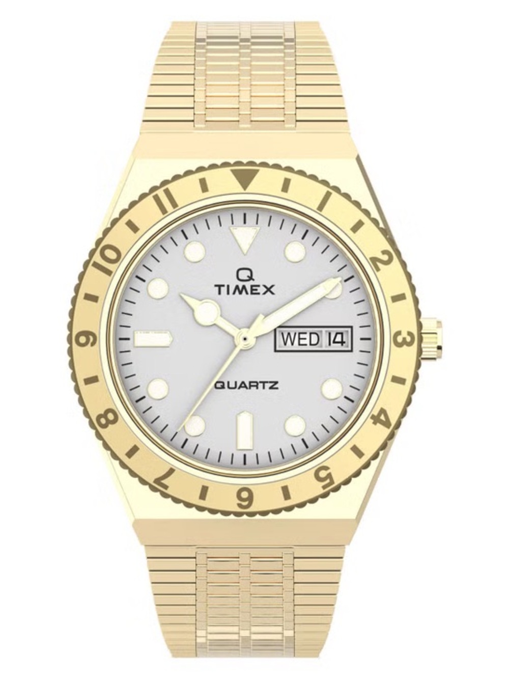 Q Timex Reissue TW2U95800VQ Gold-Tone 36mm Minimalist Retro Watch